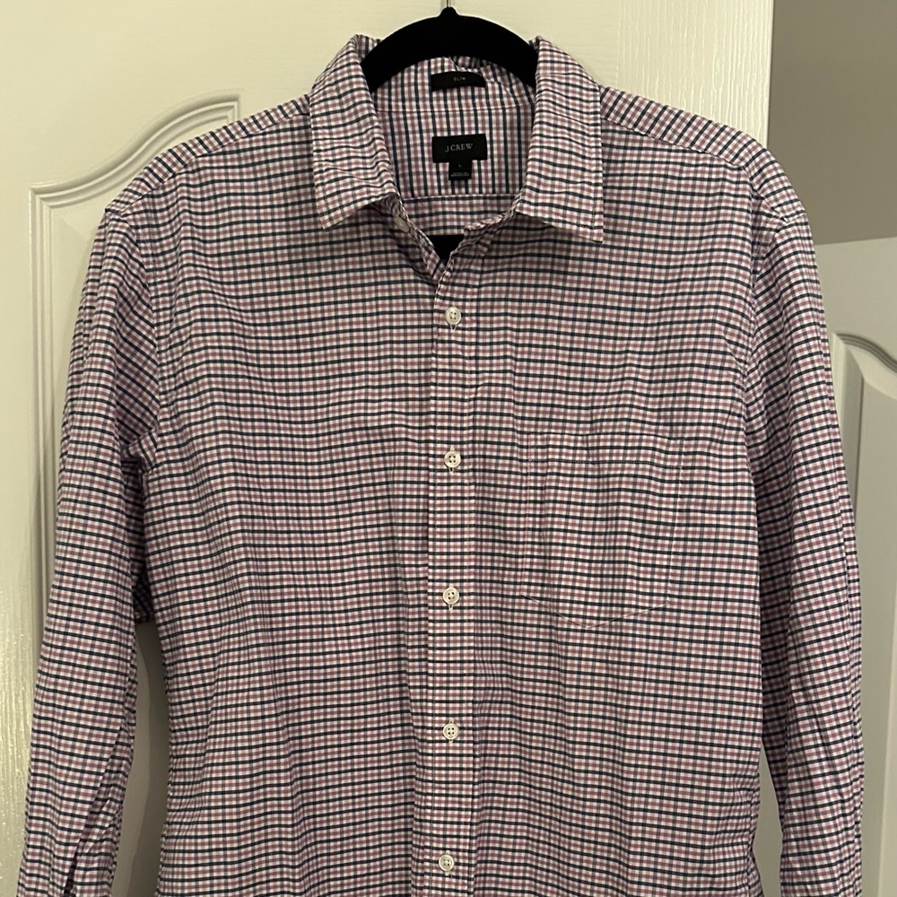Men’s J Crew shirt. Size L, slim. Never worn.